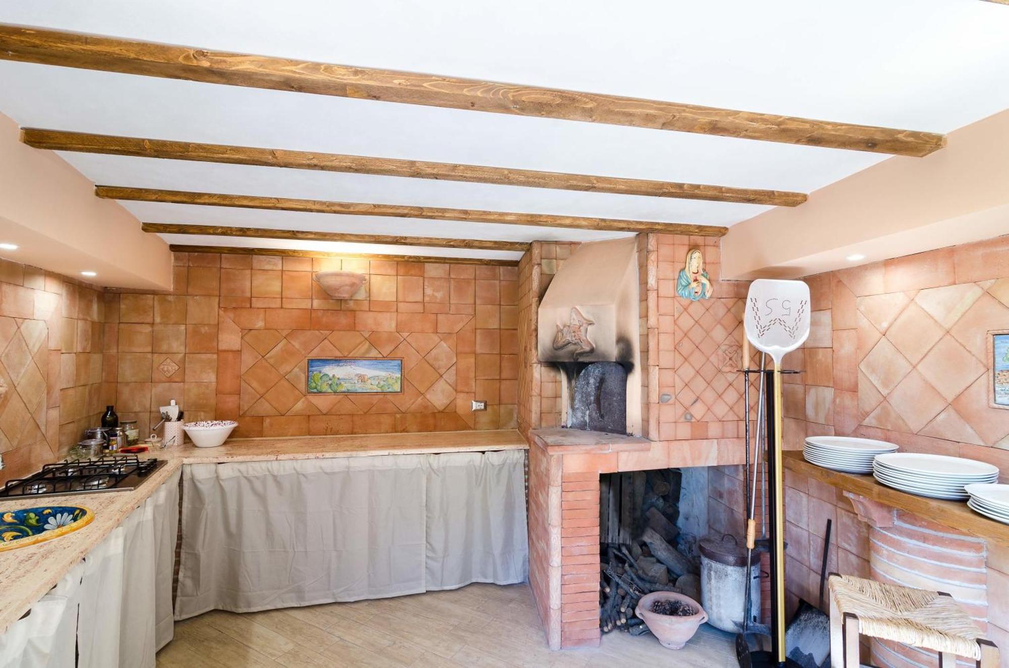Villa Del Gelso Chalet Nel Parco Delletna 马斯卡利 外观 照片