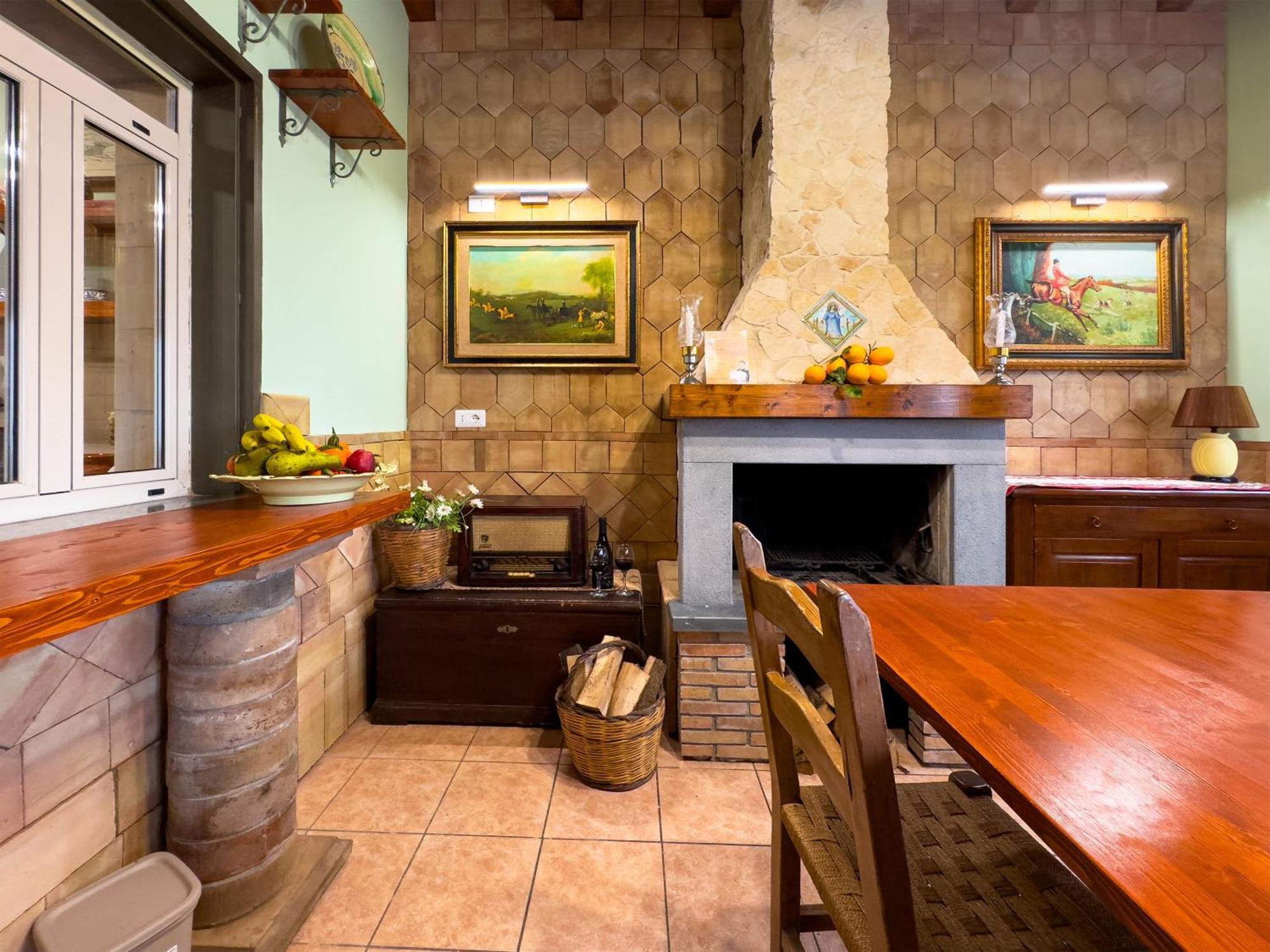 Villa Del Gelso Chalet Nel Parco Delletna 马斯卡利 外观 照片